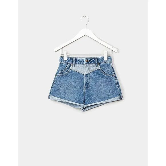 ROLLA'S Dusters Shorts in Tumbled Blue 27 - Picture 1 of 10